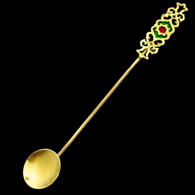 قاشق دستساز برنجی