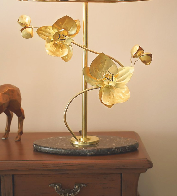 قیمت انواع آباژور رومیزی برنجی