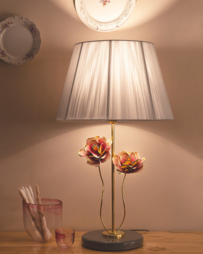 آباژور رومیزی دستساز