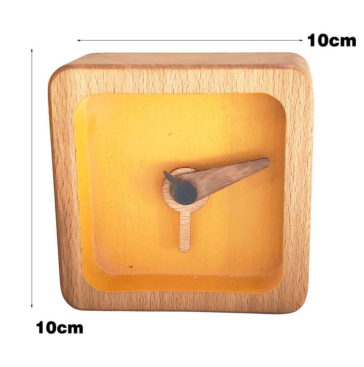 ساعت رومیزی چوبی مدرن