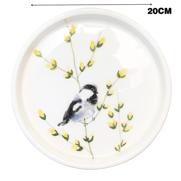 بشقاب سرامیکی سفید