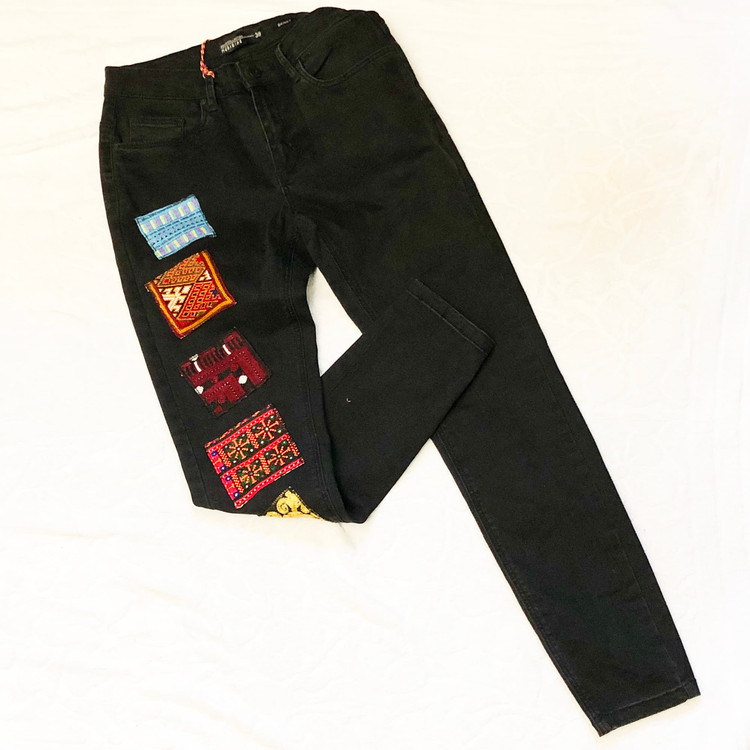 شلوار جین مام استایل