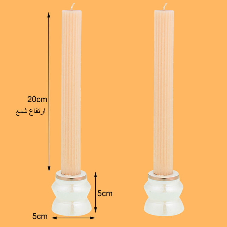 جاشمعی سرامیکی سفید