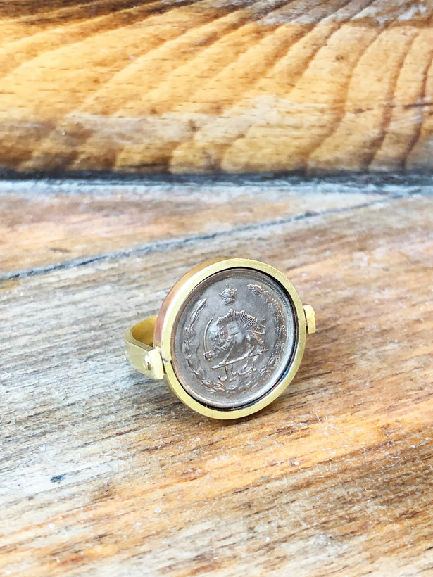 انگشتر سکه پهلوی