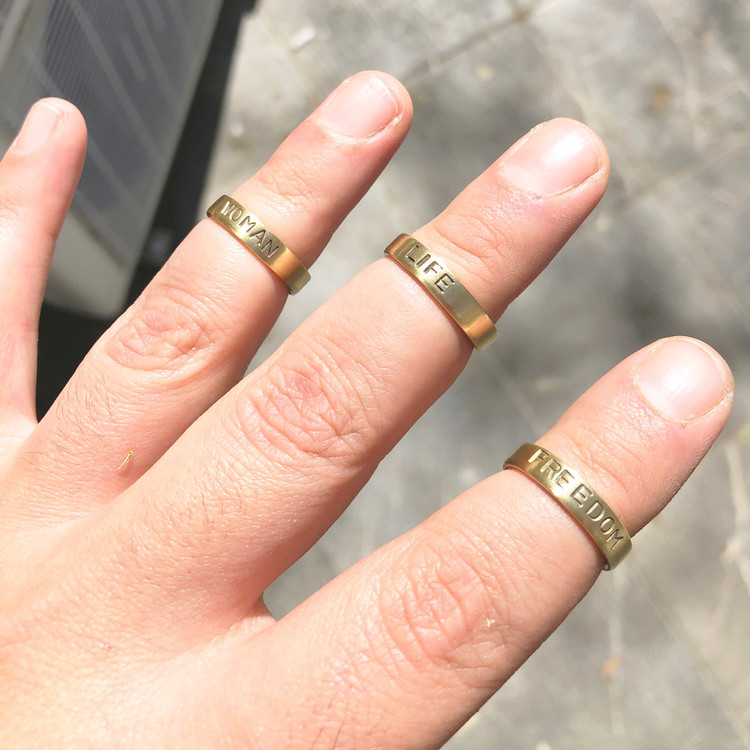 انگشتر زنانه استیل