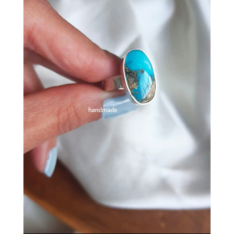 انگشتر زنانه سنگ فیروزه