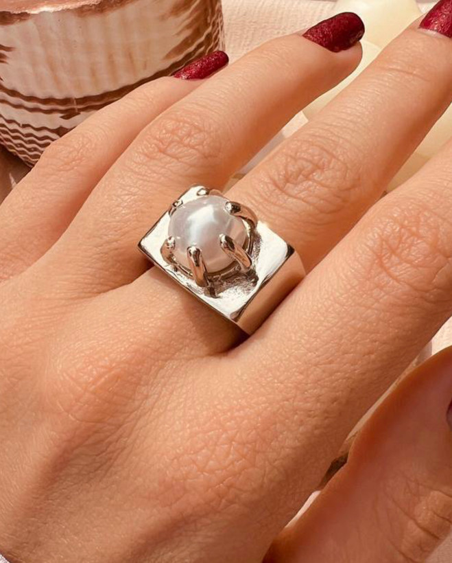 خرید انگشتر استیل رنگ ثابت