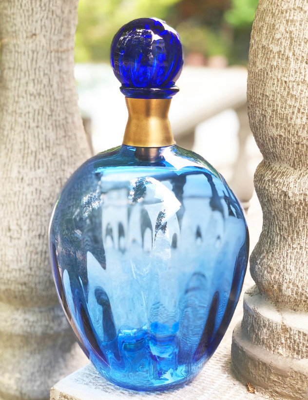 بطری شیشه ای رنگی