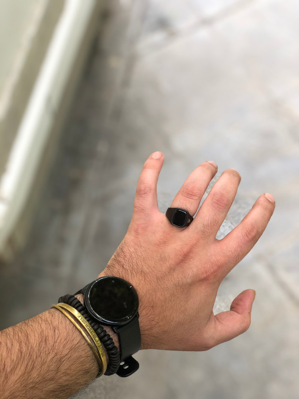 انگشتر مردانه نقره