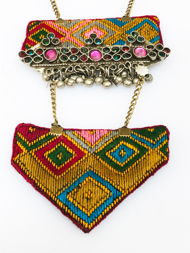 گردنبند زنانه سوزندوزی