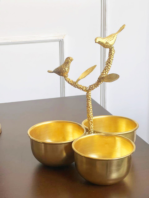 اردوخوری برنجی دستساز شیک