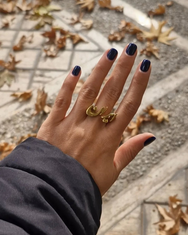 انگشتر کالیگرافی