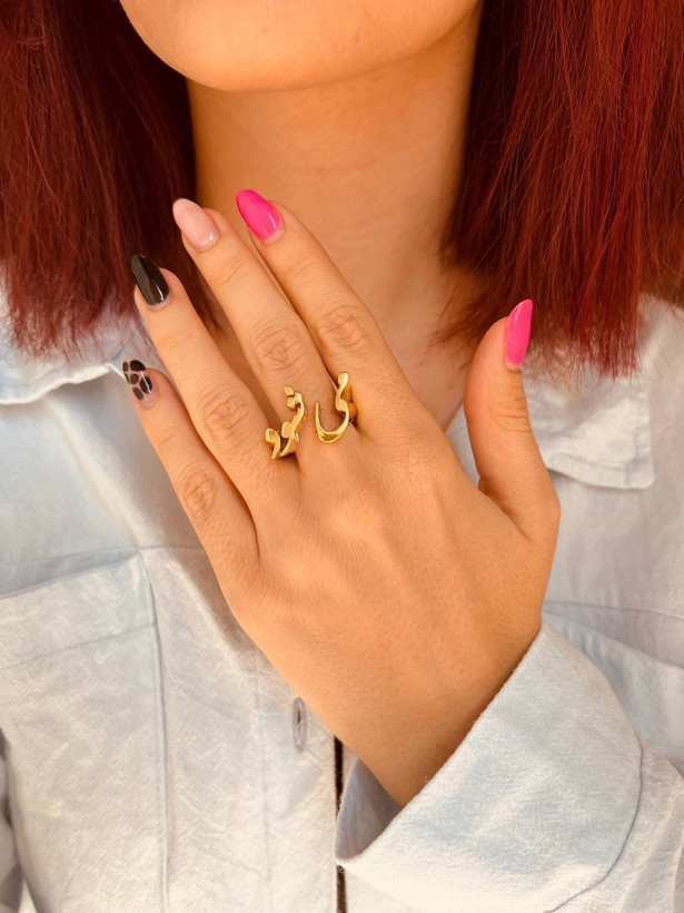 انگشتر زنانه استیل