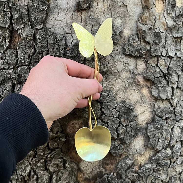 قاشق آجیل خوری طلایی