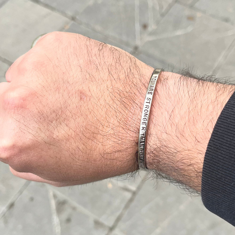 دستبند استیل مشکی