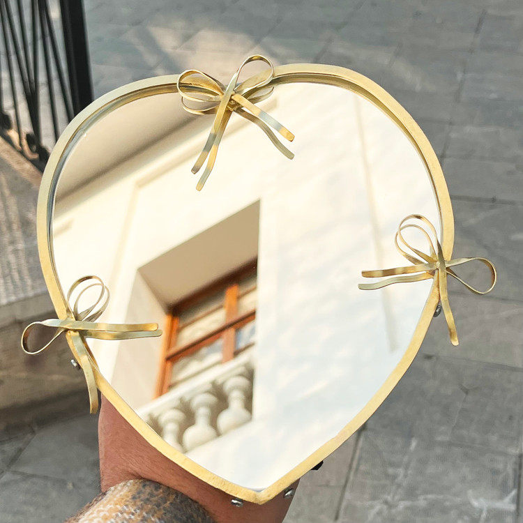 آینه رومیزی برنجی