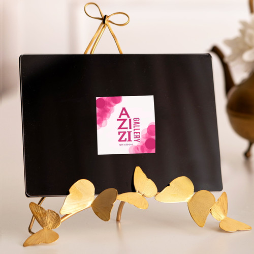 قاب عکس رومیزی طلایی