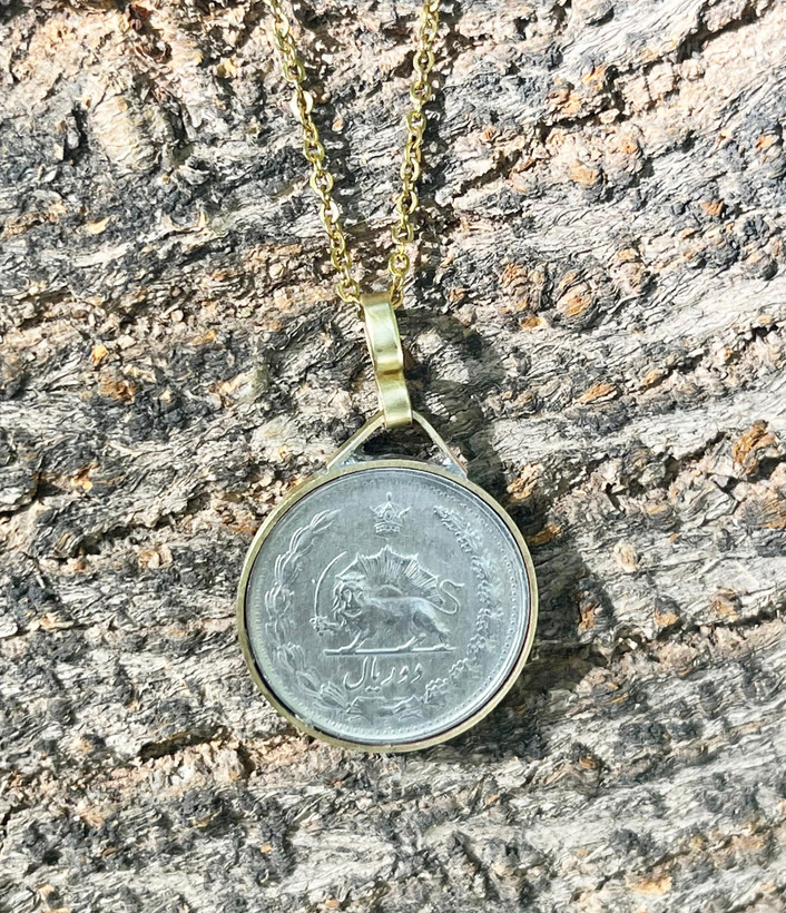 خرید گردنبند سکه قدیمی