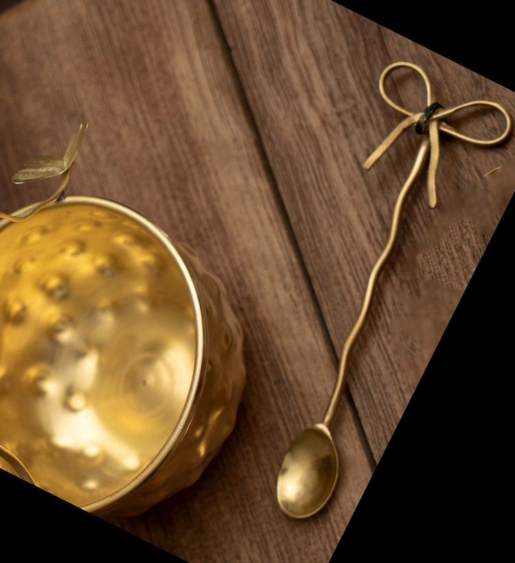 قاشق چایخوری برنجی