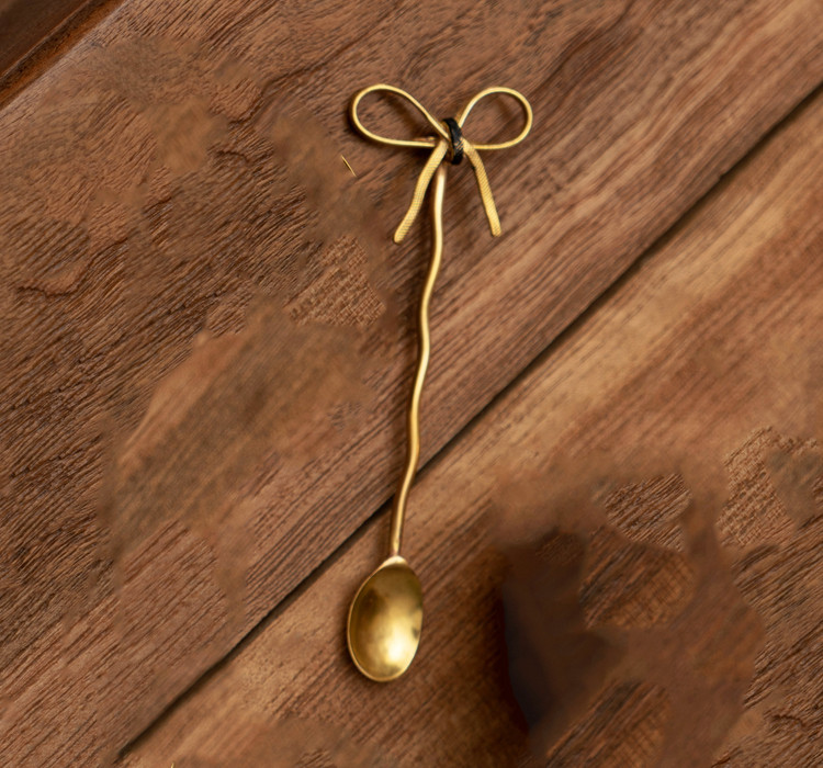 خرید قاشق چایخوری طلایی