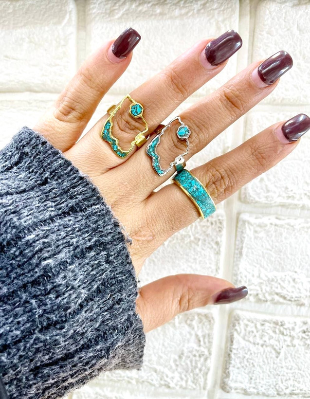 انگشتر زنانه نقشه ایران