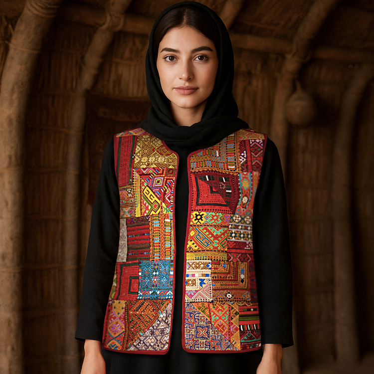 جلیقه سوزندوزی جدید و شیک