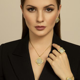 گوشواره زنانه سکه شیرخورشید