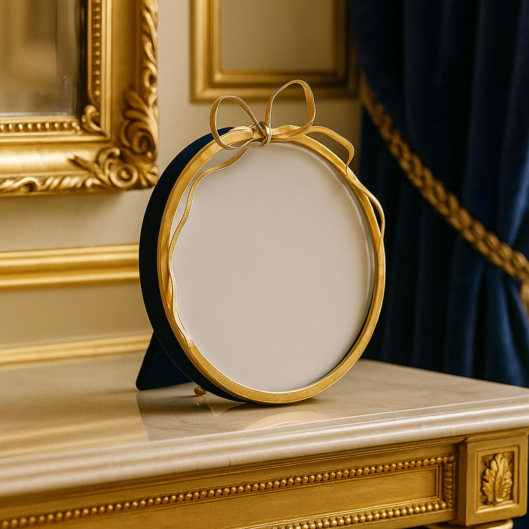 قاب عکس رومیزی برنجی فانتزی