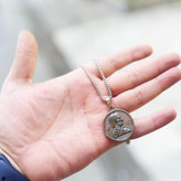 گردنبند استیل مردانه مدل کوروش کبیر