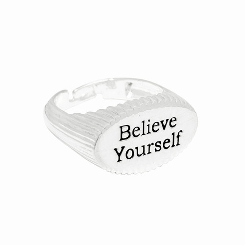 انگشتر زنانه مدل BELIEVE YOURSELF