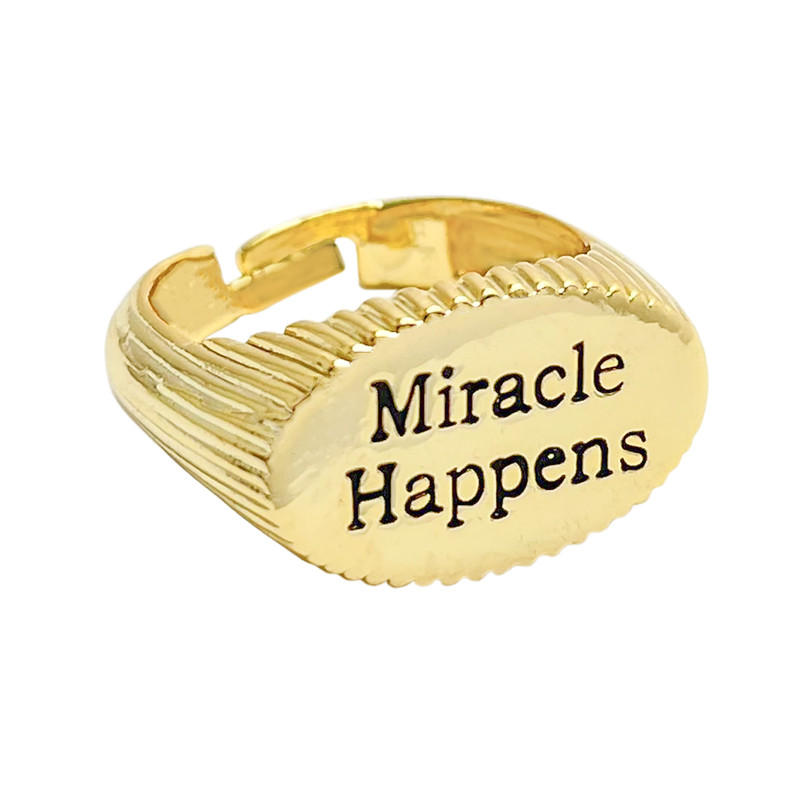 انگشتر زنانه مدل miracle happens