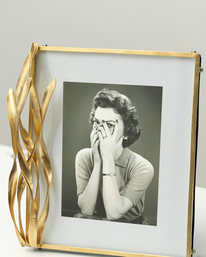 قاب عکس دستساز برنجی