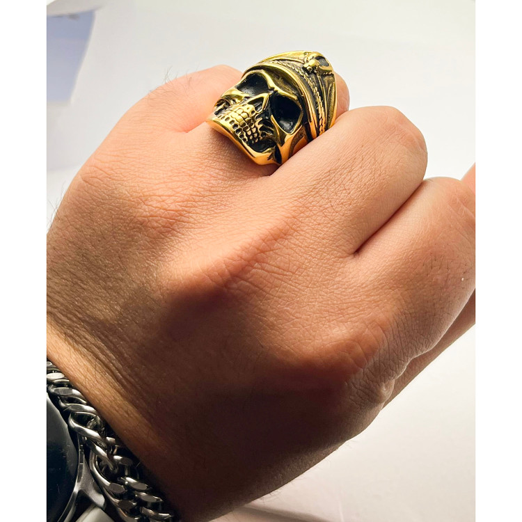 انگشتر مردانه استیل ترند