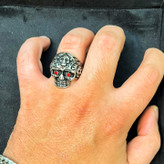 انگشتر مردانه استیل شیک