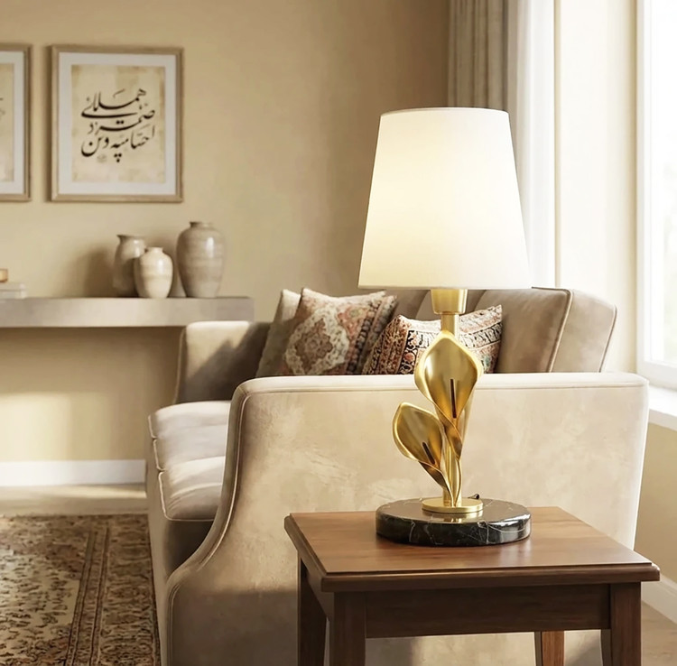 چراغ خواب رومیزی برای سالن پذیرایی