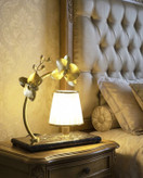 خرید چراغ خواب رومبزی برنجی مدرن برای کنار تخت