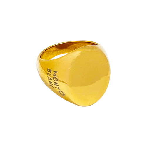 خرید انگشتر مردانه استیل طلایی