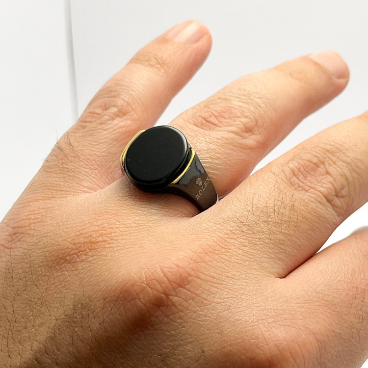 انگشتر مردانه رنگ مشکی
