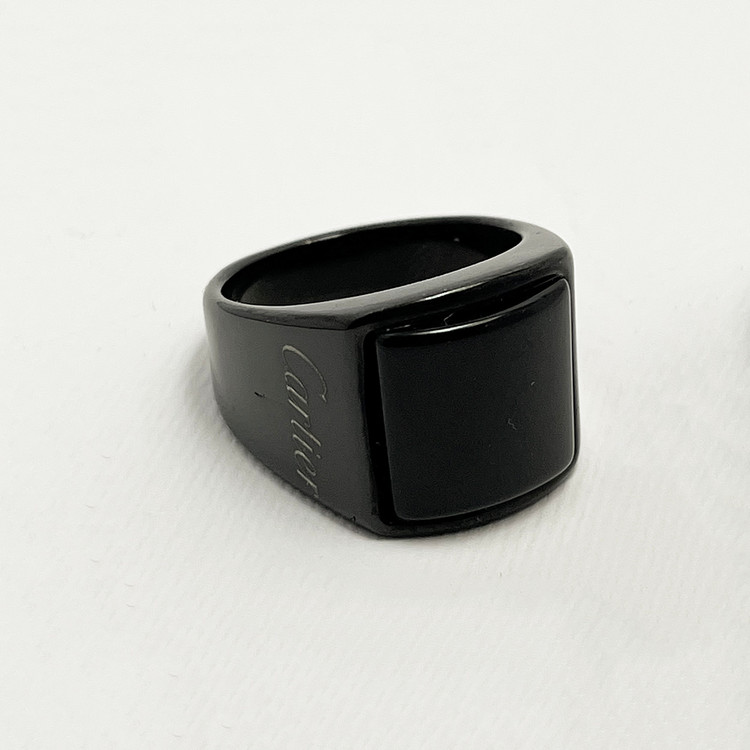 جزئیات رکاب مشکی لاکچری انگشتر کارتیر مردانه